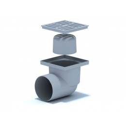 Трап горизонтальный 110 (150х150) TA1110 Ани Пласт