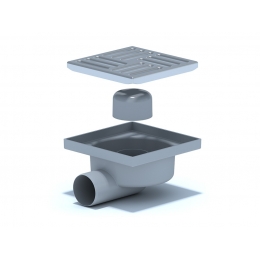 Трап горизонтальный  50 (150х150) TA5112 Ани Пласт