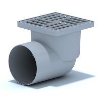 Трап горизонтальный 110 (150х150) СУХОЙ TQ1112 Ани Пласт