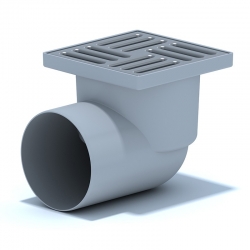 Трап горизонтальный 110 (150х150) СУХОЙ TQ1112 Ани Пласт