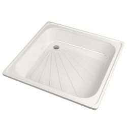 Поддон 80х80х15 стальной Mixline квадрат