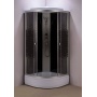 Душевая кабина Loranto 80x80x215 поддон 25 см, ручной душ, стекло мозаика, профиль матовый хром
