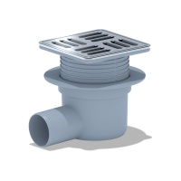 Трап горизонтальный  50 (120х120) СУХОЙ TQ5614М Ани Пласт