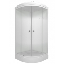 Душевая кабина Triton Лайт 90х90 А, четверть круга, низкий поддон, прозрачное / текстурное, ДН4