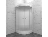 Душевая кабина Triton Лайт 90х90 А, четверть круга, низкий поддон, прозрачное / текстурное, ДН4