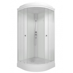 Душевая кабина Triton Лайт 90х90 А, четверть круга, низкий поддон, прозрачное / текстурное, ДН4