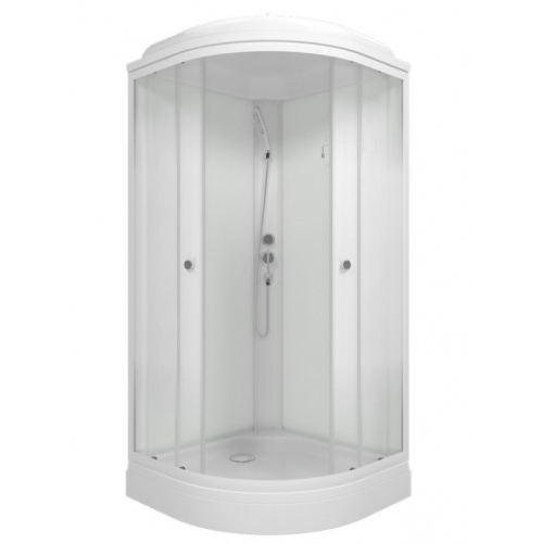 Душевая кабина Triton Лайт 90х90 А, четверть круга, низкий поддон, прозрачное / текстурное, ДН4 купить в интернет магазине Санрай73