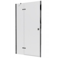 Душевая дверь Triton Бруно распашная 99x190, хром, прозрачное