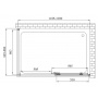 Душевой уголок Vincea Soft VSR-3SO9012CL, 1200*900, хром, стекло прозрачное