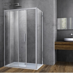 Душевой уголок Vincea Soft VSR-3SO9012CL, 1200*900, хром, стекло прозрачное