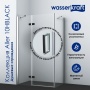 Душевой уголок WasserKraft Aller 10H06LBLACK