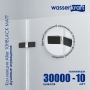 Душевая дверь WasserKraft Aller 10H05RBLACK MATT