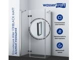 Душевой уголок WasserKraft Aller 10H06LBLACK MATT