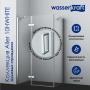 Душевая дверь WasserKraft Aller 10H05RWHITE
