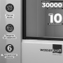 Стеклянная шторка на ванну WasserKraft Dill 61S02-100
