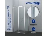 Душевой уголок WasserKraft Weser 78F03