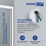 Душевой уголок WasserKraft Weser 78F03