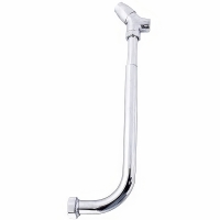 Кран смывной КРС-20-05 с хромированной трубой для чаши Генуя (кнопка)