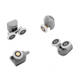 Ролик дверной ERLIT 23 мм 5 серия, комплект на дверь, блистер