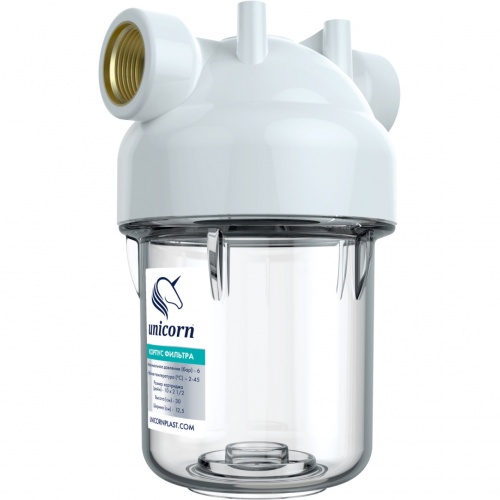 Фильтр магистральный UNICORN для холодной воды прозрачный 5 3/4 купить в интернет магазине Санрай73