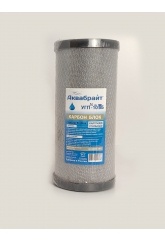 Картридж сорбционный Аквабрайт Big Blue 10, прессованный активированный уголь, для холодной воды