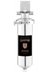 Фильтр магистральный GAPPO SL10, 3/4" сталь нержавеющая 304L + картридж полипропен