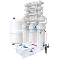 Система обратного осмоса Unicorn FRO-7NР семиступенчатая с помповым блоком и УФ-лампой