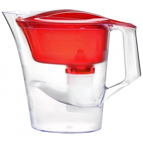 Фильтр-Кувшин Барьер Твист 4,0л красный, сменная кассета Жесткость купить в интернет магазине Санрай73