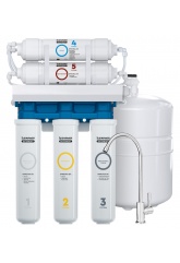 Система фильтрации обратного осмоса Барьер WaterFort Osmo, 5 ступеней с баком и краном