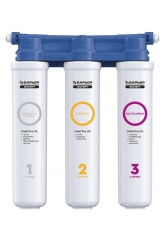 Система фильтрации Барьер Эксперт Слим Классик, 3 ступени с краном