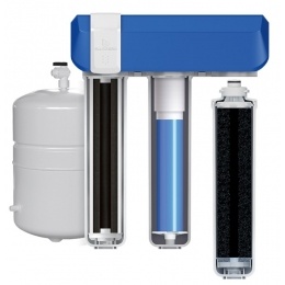 Система фильтрации обратного осмоса Барьер Compact Osmo 100, 3 ступени с баком и краном