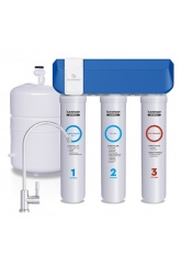 Система фильтрации обратного осмоса Барьер Compact Osmo 100, 3 ступени с баком и краном