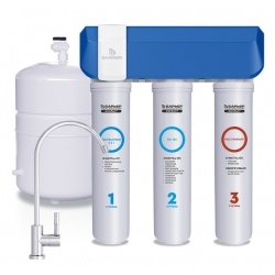 Система фильтрации обратного осмоса Барьер Compact Osmo 100, 3 ступени с баком и краном