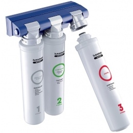 Система фильтрации Барьер Эксперт Смягчение Био, 3 ступени с краном