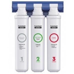 Система фильтрации Барьер Эксперт Смягчение Био, 3 ступени с краном
