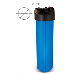 Фильтр магистральный Барьер ВВ20 1" (ниппель переходной 1"х3/4" 2 шт) для холодной воды