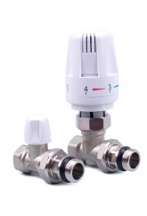 Комплект радиаторный терморегулирующий прямой 1/2 Aspipe