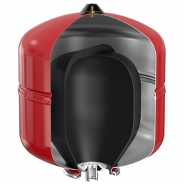 Расширительный бак 12л Flamco Flexcon R 1,5-6 бар для отопления вертикальный, красный