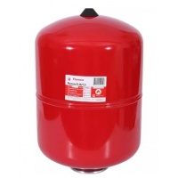 Расширительный бак 25л Flamco Flexcon R 1,5-6 бар для отопления вертикальный, красный