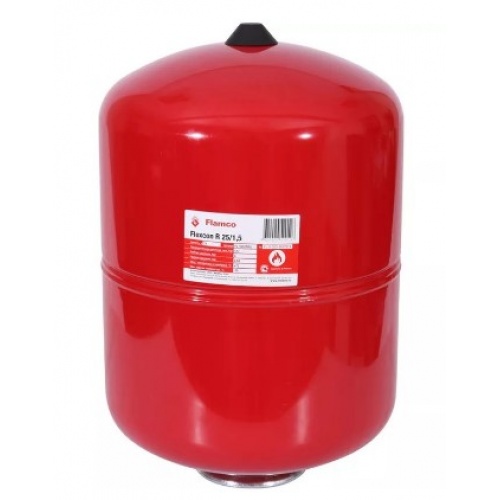 Расширительный бак Flamco Flexcon R 25л 1,5-6 бар для отопления вертикальный, красный купить в интернет магазине Санрай73