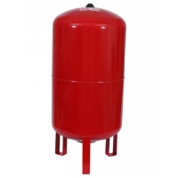 Расширительный бак 80л Flamco Flexcon R 1,5-6 бар для отопления вертикальный, красный