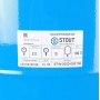 Гидроаккумулятор 100л Stout STW-0002 вертикальный синий 10 bar 100°С