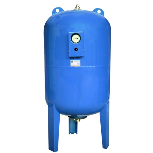 Гидроаккумулятор 150л VRT WV-150 вертикальный синий 10 bar 99°С с манометром купить в интернет магазине Санрай73