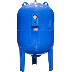 Гидроаккумулятор 150л VRT WV-200 вертикальный синий 10 bar 99°С с манометром