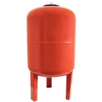 Расширительный бак 100л VRT WVH-100 для системы отопления красный 6 bar 100°С верхнее 1"