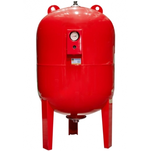 Расширительный бак 200л VRT WVH-200 для системы отопления красный 6 bar 100°С, 1 1/2", с манометром купить в интернет магазине Санрай73