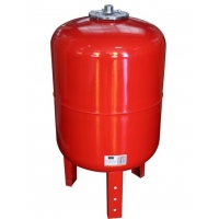 Расширительный бак 80л VRT WVH-80 для системы отопления красный 6 bar 100°С верхнее 1"