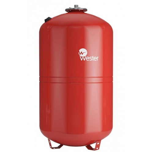 Расширительный бак WESTER WRV150 150 л для отопления, вертикальный, красный купить в интернет магазине Санрай73