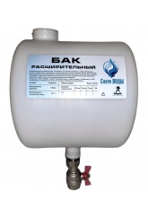 Бак расширительный 7л открытого типа с краном (накидная гайка 3/4")