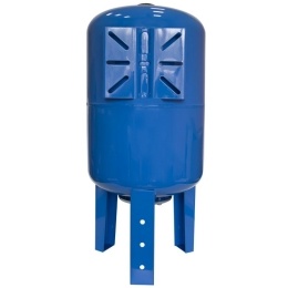 Гидроаккумулятор 50л VRT WVP-50 вертикальный с площадкой синий 10 bar 99°С